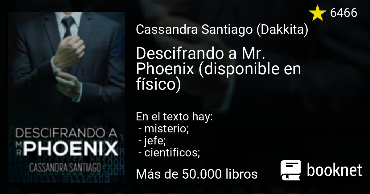 Descifrando a Mr. Phoenix Leer libros