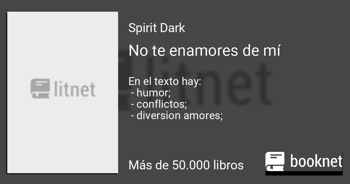No te enamores de mí Leer libros online en