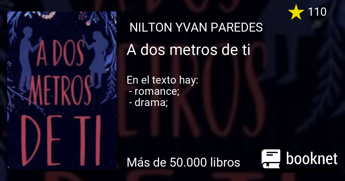 A Dos Metros De Ti Libro Descargar