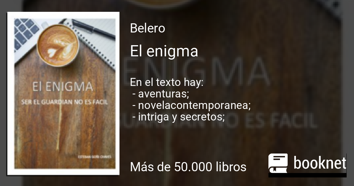 El enigma leer libro en línea en Booknet