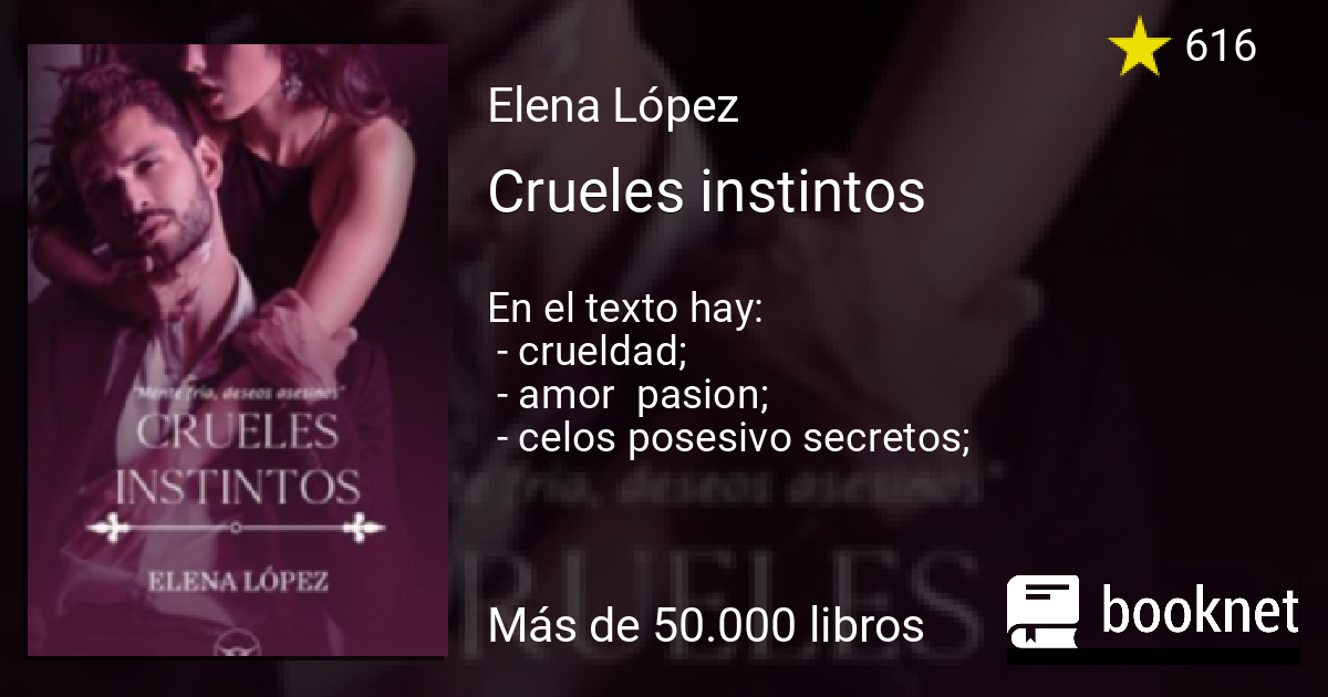 Crueles Instintos Leer Libros Online En Booknet 1342