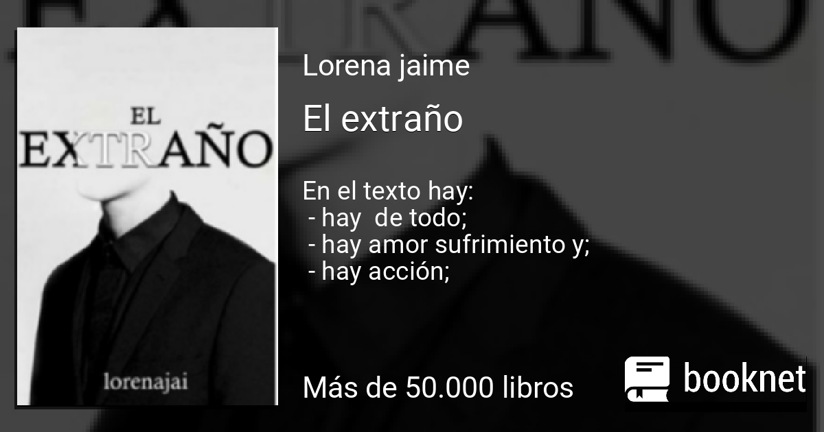 El extraño leer libro en línea en Booknet