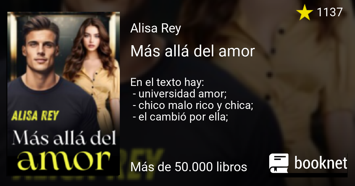 Más allá del amor leer libro en línea en Booknet