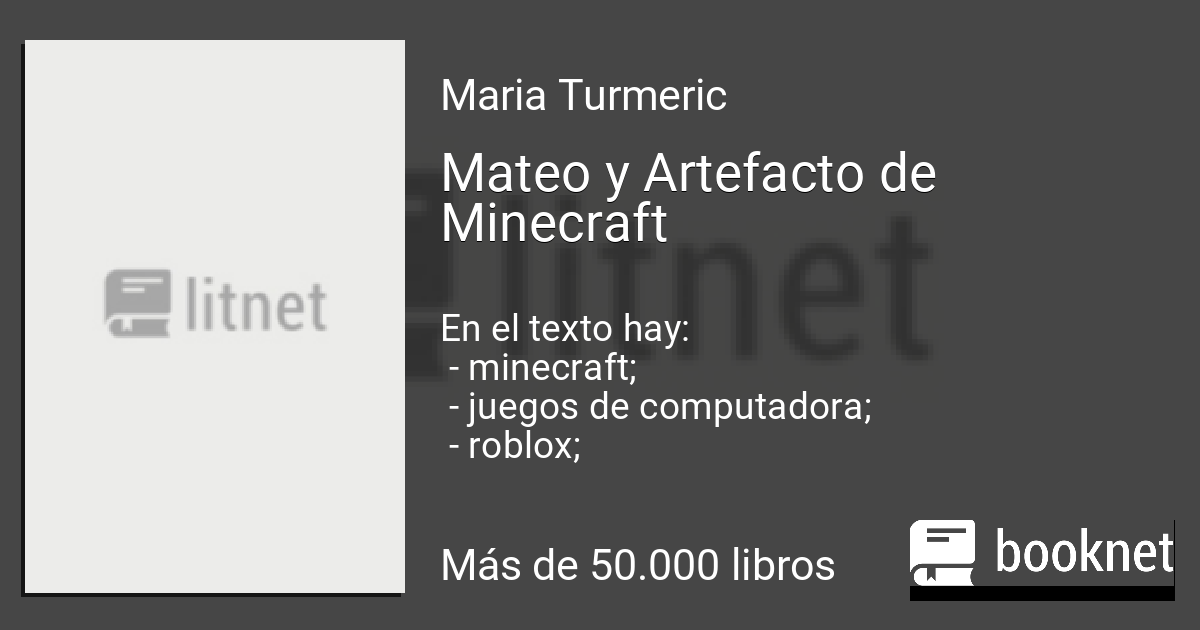 Mateo y Artefacto de Minecraft leer libro en línea en Booknet