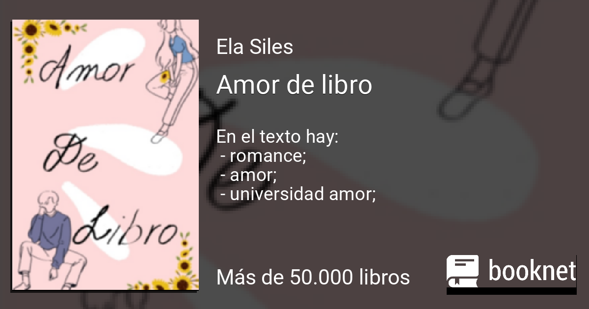 Amor de libro leer libro en línea en Booknet